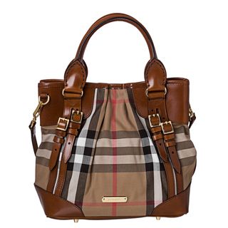 Burberry Small Bridle House Check Whipstitch Tote