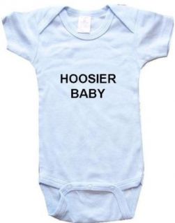 HOOSIER BABY   INDIANA BABY   State Series   White, Blue