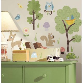 RoomMates Woodland Animals Peel and Stick Wall Decals