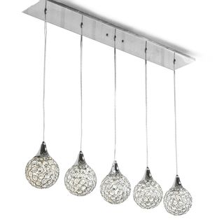 Reba Silver Modern Ceiling Light Fixture
