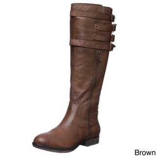Steve Madden Womens P Mikel Leather Boots