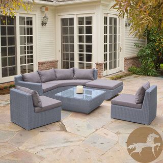 Christopher Knight Home Carmel 7 piece Outdoor Sectional Set