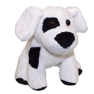Me and Molly P. 5 inch White and Black Puddles the Pup Toy