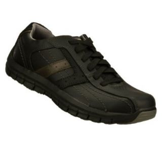 : Skechers Relaxed Fit Masen Kruger Mens Oxfords Shoes Black 8: Shoes