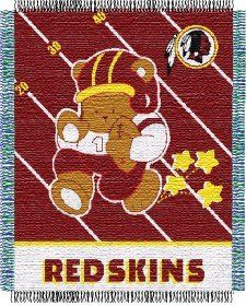 Washington Redskins 36x48 Woven Baby Throw Blanket