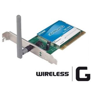 Carte réseau PCI WiFi 802.11g 54 Mbps   Connectivité  PCI 2.2   WEP