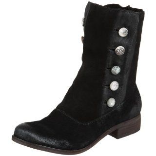STEVEN by Steve Madden Womens Adeson Boot,Black Suede,7 M US Shoes