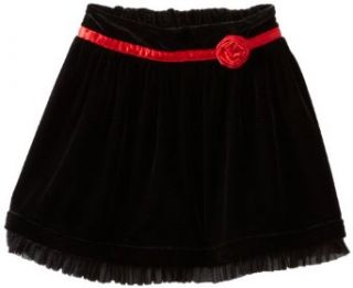 Hartstrings Girls 2 6X Toddler Stretch Knit Velvet Skirt