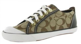 Barrett Signature Jacquard Sneaker Womens Shoes Brown Size 10.5: Shoes