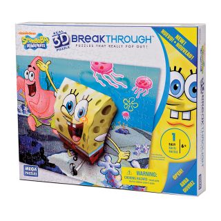Mega Brands 100 piece 3D SpongeBob Puzzle