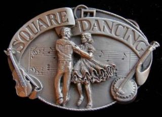 Square Dancing Belt Buckle Clothing