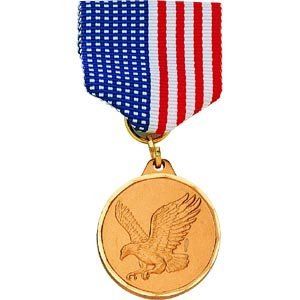 1 1/4 Inch Silver Eagle Medal (RY 1 w/x229) Sports