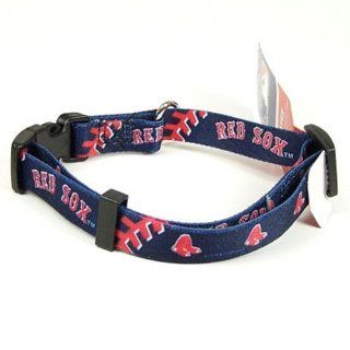 BOSTON RED SOX MLB Adjustable Pet Dog Collar Medium sz