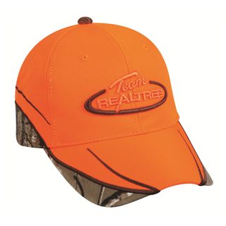 Team Realtree Blaze Orange Adjustable Hat