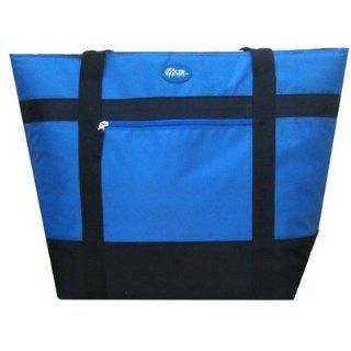  Large Insulated Shopping Tote Bag in Royal Blue / Black: Shoes