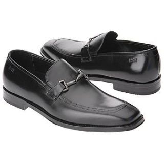 BOSS HUGO BOSS Mens 10340 (Black Leather 8.5 M) Shoes
