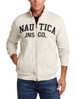 Nautica Mens Cvc Track Jacket,nautica Stone,medium