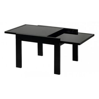 Vente TABLE BASSE Table basse carrée noire 60…