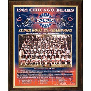 Chicago Bears Healy PlaqueSB XX 1985