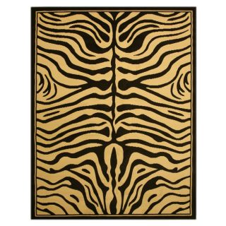 Pat Zebra Black Rug (710 x 106)