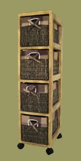 drawer Narrow Natural Utility Chest