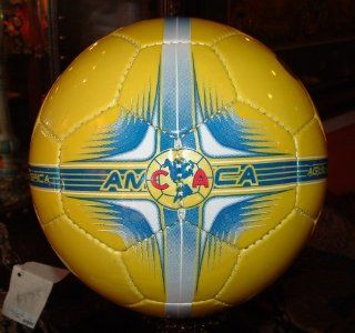 America Mexican Official Soccer Ball CA   Yellow / Blue
