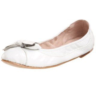  Bloch London Womens Savoy Bow Ballet Flat,White,36 EU Shoes