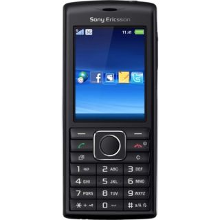 Sony Ericsson J108a Cedar Cellular Phone   Bar   Black, Red