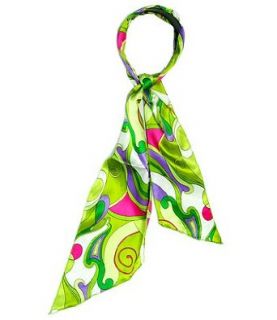 Lime Green Abstract Designer Inspired Headband Hair Scarf