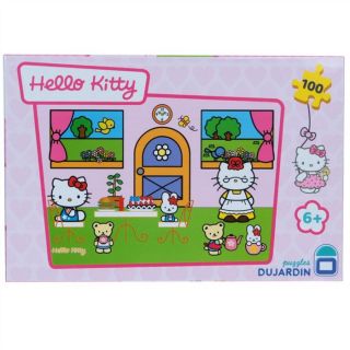 Kitty Puzzle 100 pièces   Achat / Vente PUZZLE Hello Kitty Puzzle 100