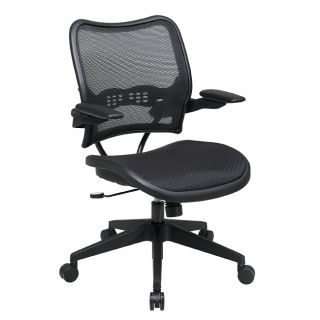 Office Star Deluxe AirGrid Seat and Back Cantilever Arms Office Chair