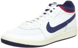  Nike Challenge Court Mid, White/Gym Red Uk Size: 7.5: Shoes