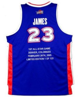 Autographed Lebron James Jersey   With Embroidered 1st