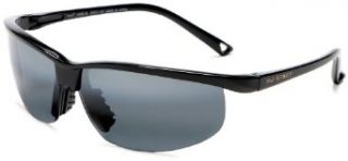 Maui Jim 402 02 Gloss Black Sunset Rimless Sunglasses
