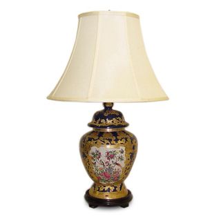 Royal Medallion Jar Table Lamp