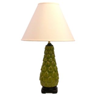 Distressed Green Ceramic 1 light Table Lamp Today $108.99