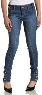 Dereon Juniors Fleur Glam Skinny Jeans,True Blue Wash,1/2