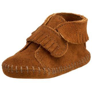 Minnetonka Front Strap Bootie (Infant/Toddler) Shoes