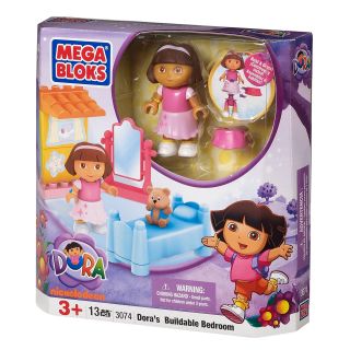 Mega Bloks Dora The Explorer Buildable Bedroom Play Set