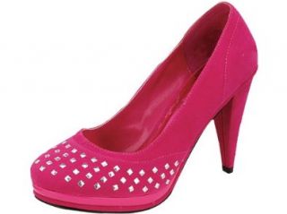 Reneeze HP101 Womens Platform High Heel Pump Shoes   Fuschia: Shoes