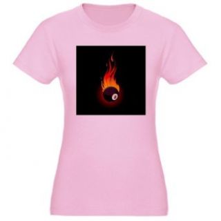 Artsmith, Inc. Jr. Jersey T Shirt Flaming 8 Ball for Pool