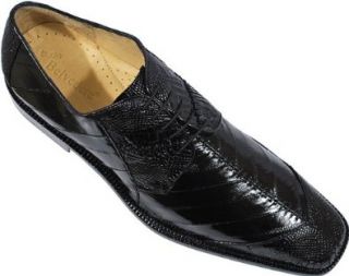 Nome Mens Genuine Crocodile / Eel Oxford Shoes(11,Black) Shoes