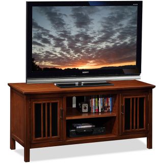 Amber/Black Glass 50 inch TV Stand & Media Console