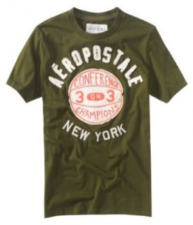 Aeropostale Mens Graphic Tee T Shirt   Ivy League Green