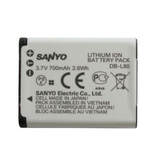 Sanyo batterie Lithium Ion pour caméscope numérique   700 mAh   2.6
