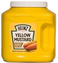 Heinz #10 Jug, Yellow Mustard, 104 ounce (Pack of 3) 
