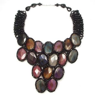 Multicolor Agate Drape Necklace (Thailand) Today $116.49