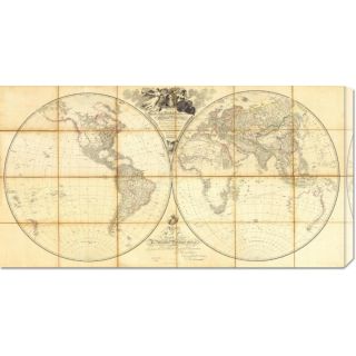 Aaron Arrowsmith Map of the World, Researches of Capt. James Cook