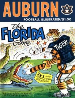 1975 Auburn vs. Florida 22 x 30 Canvas Historic Football