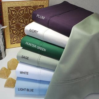 Egyptian Cotton 400 Thread Count Pillowcases (Set of 2)